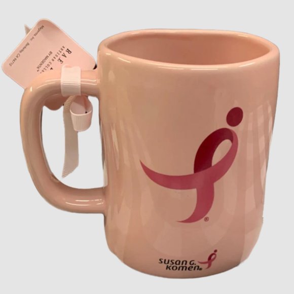 Rae Dunn Pink Survivor Susan G. Komen Breast Cancer Mug - Picture 2 of 2